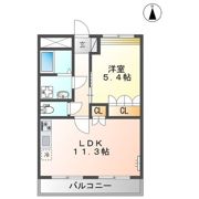 ハイツルーエンの間取り画像
