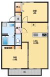 セジュール冨永の間取り画像