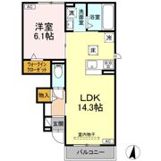 プレジールの間取り画像