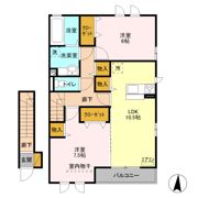 フェリオ文京の間取り画像