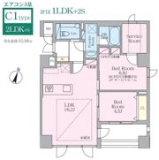 SELENE御殿山の間取り画像