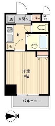 HF亀戸レジデンスの間取り画像