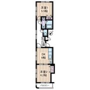 パレドール・タケダの間取り画像