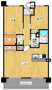 シャルム北戸田Ⅱの間取り画像