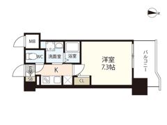 S－RESIDENCE国泰寺町一丁目の間取り画像