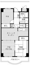 ビレッジハウス芝浦タワー1号棟の間取り画像