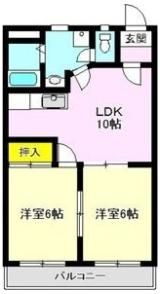 コーポ スィンシアの間取り画像