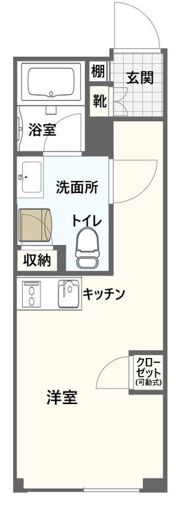 Ludens新板橋Ⅲの間取り画像