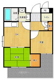 レクシア九条の間取り画像