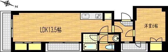 メゾンドティーニュの間取り画像