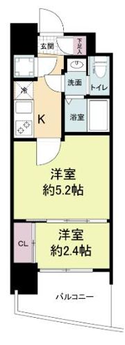セレニテ神戸プリエの間取り画像