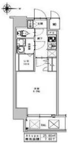 S-RESIDENCE江坂Alegriaの間取り画像