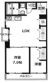 清山荘の間取り画像