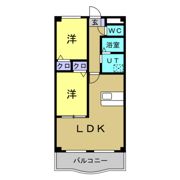 パセオ見晴Ⅰの間取り画像