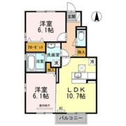 セレッソヤワタA棟の間取り画像