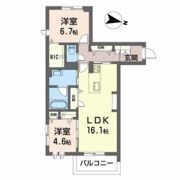 サニーウエストの間取り画像