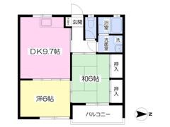 ヴィレッジ清水の間取り画像