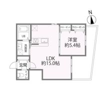 オーベル今里southの間取り画像