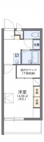 レオパレスマユリカⅡの間取り画像