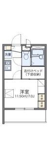 レオパレスゆうの間取り画像