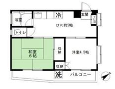 ハイツメルンの間取り画像