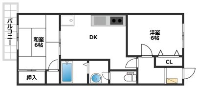 ピュア大翔の間取り画像