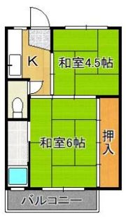 ビレッジハウス萩原 3号棟の間取り画像