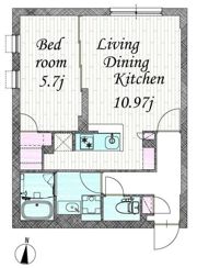 クアドール高円寺の間取り画像