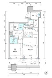 パークタワー勝どき サウス棟の間取り画像