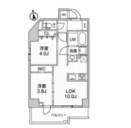 S-RESIDENCE千住大橋broadの間取り画像