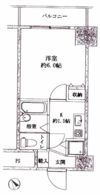 スカイコート三田慶大前の間取り画像