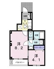 ブライトスクエアK Ⅱの間取り画像