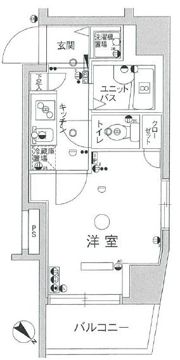 スカイコート後楽園第5の間取り画像