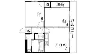 ベージュ野田の間取り画像