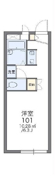 レオパレスラビドールⅠの間取り画像