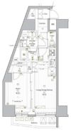 PREMIUM CUBE G 後楽園の間取り画像