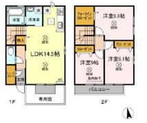 エスポワール髙﨑の間取り画像