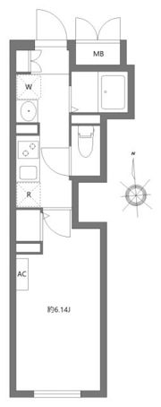 エルファーロ三軒茶屋Ⅱの間取り画像