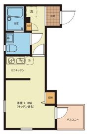 Lily東中山の間取り画像