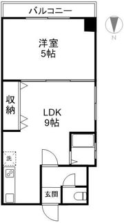 益谷ハイツの間取り画像