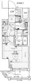 エステムコート心斎橋centralの間取り画像