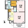 メルベーユ広の間取り画像
