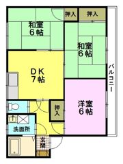 ルミエール石堂の間取り画像
