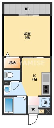 フレグランスNAOの間取り画像