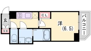 ファーストフィオーレ神戸駅前の間取り画像