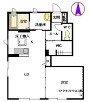 クレセオ ブレスⅡ番館の間取り画像