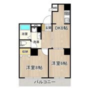 JMRレジデンス新大阪(旧メロディハイム新大阪)の間取り画像