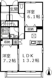 プラムガーデン Aの間取り画像