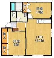 ラルジェおぐら A棟の間取り画像