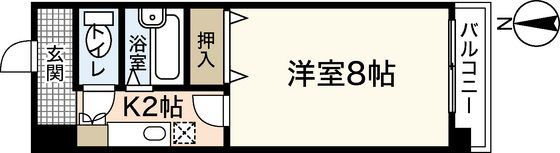 メゾン・ド・カルチェ舟入の間取り画像
